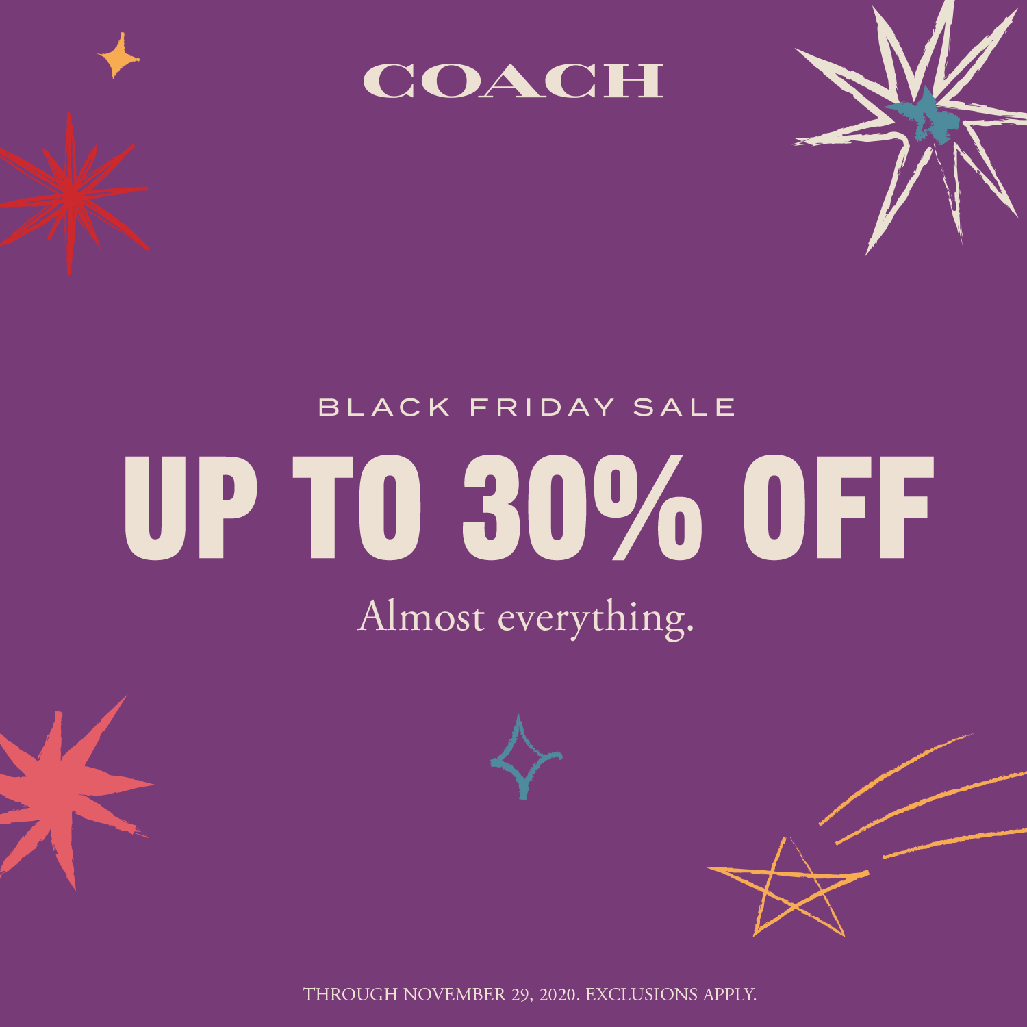 Black Friday offers at Coach Multrees Walk