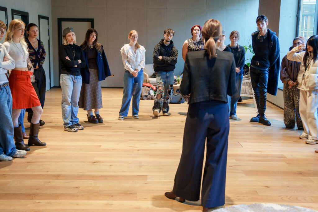 Second Year Fashion Students kick start the 2026-27 collaboration at Genesis Studio at Multrees Walk