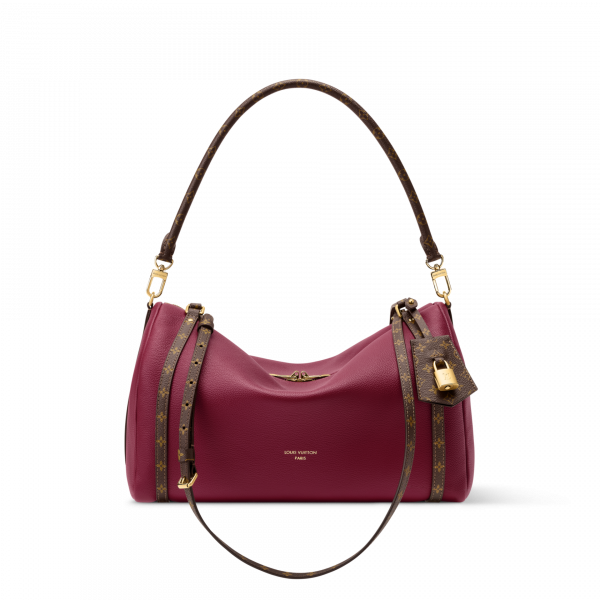 EXPRESS MM - CARMIN CALFSKIN LEATHER -M27689 -FRONT